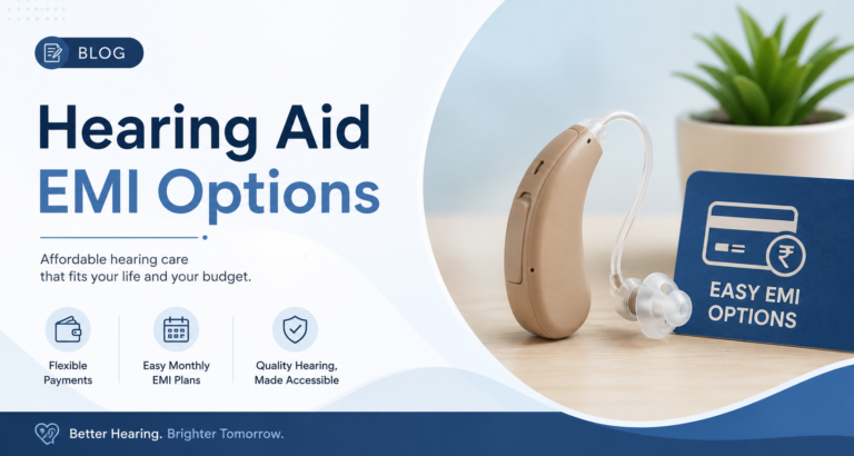 Hearing Aid EMI Options in Kolkata: Affordable Hearing Solutions for Everyone