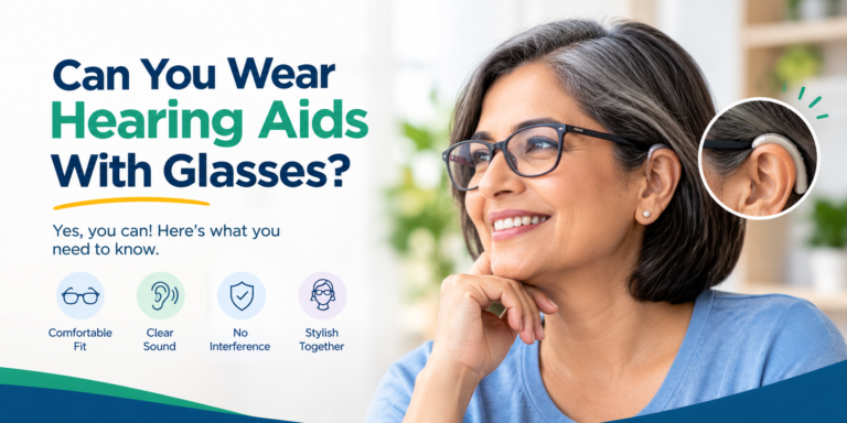 Can You Wear Hearing Aids With Glasses?